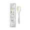 World Centric TPLA Compostable Cutlery, Spoon, 6", White, PK750, 750PK SP-PS-I - alternate 1
